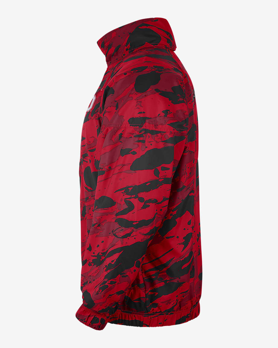 Nike red camo jacket hotsell